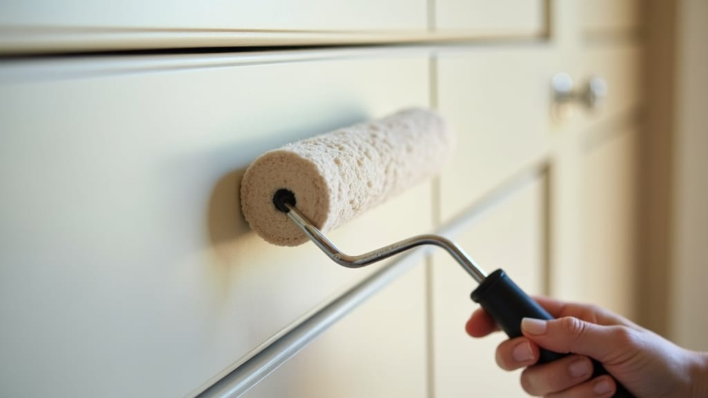 Paint Cabinets Without Brush Marks: Foam Rollers, Leveling Enamels and Sanding Grits